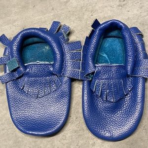 Toddler leather moccasins